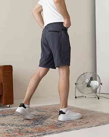 Темно-сірі чоловічі шорти прямого крою Pobedov Vil'nyy Київ