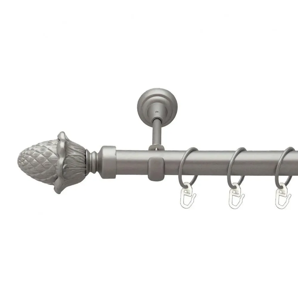 Карниз Orvit Цинара металевий однорядний відкритий Сатин 25 мм 240 см (6322077) Львів - фото 1