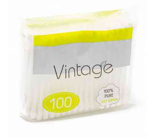 Ватні палички Vintage пакет, 100 шт Гостомель