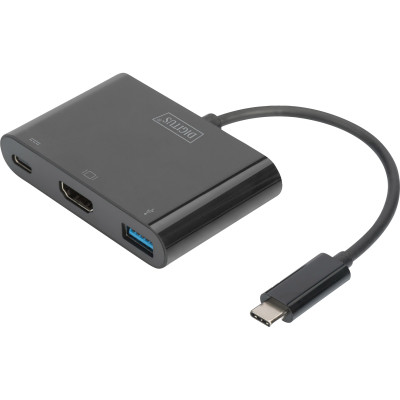 Переходник USB-C to HDMA 2xUSB Digitus (DA-70855) Винница - изображение 1