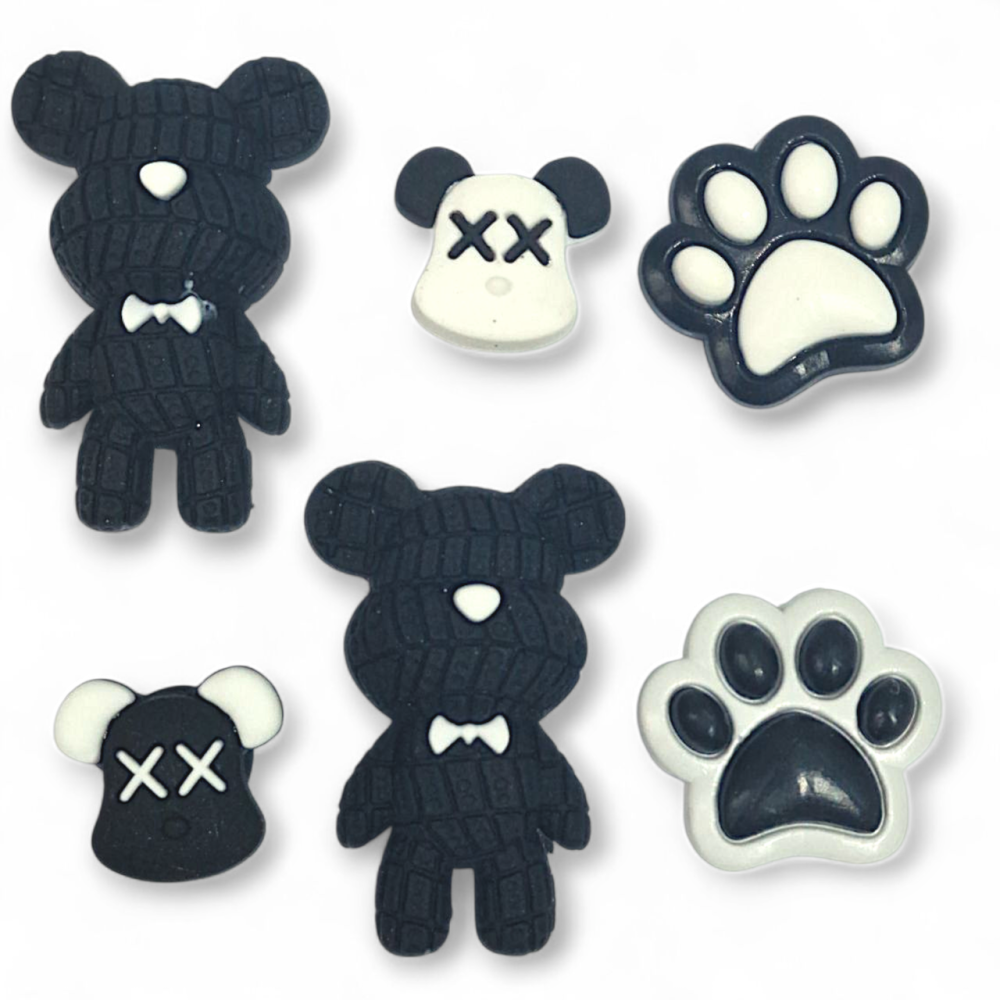 Джибитсы украшение для кроксов мишка  6 шт Одесса - изображение 3