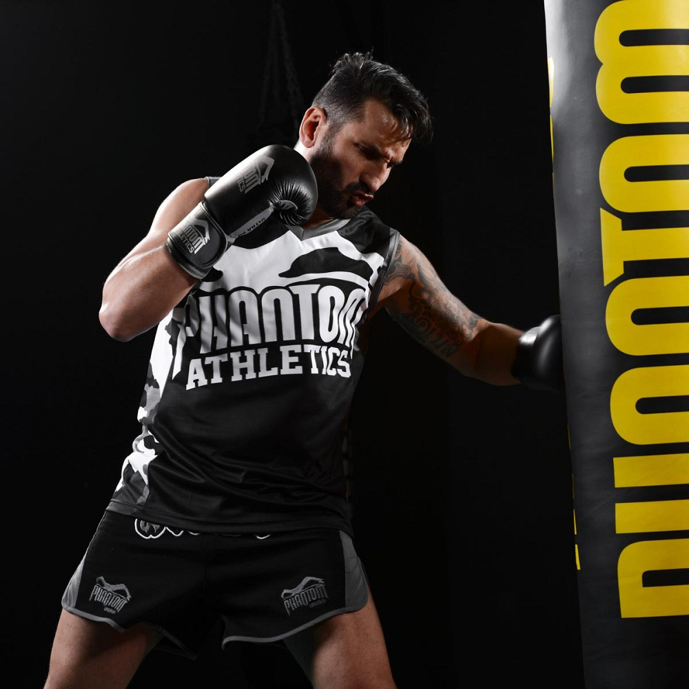 Боксерські рукавички для боксу та єдиноборств чорні Phantom Ultra Black 16 унцій + КАПА Київ - фото 9