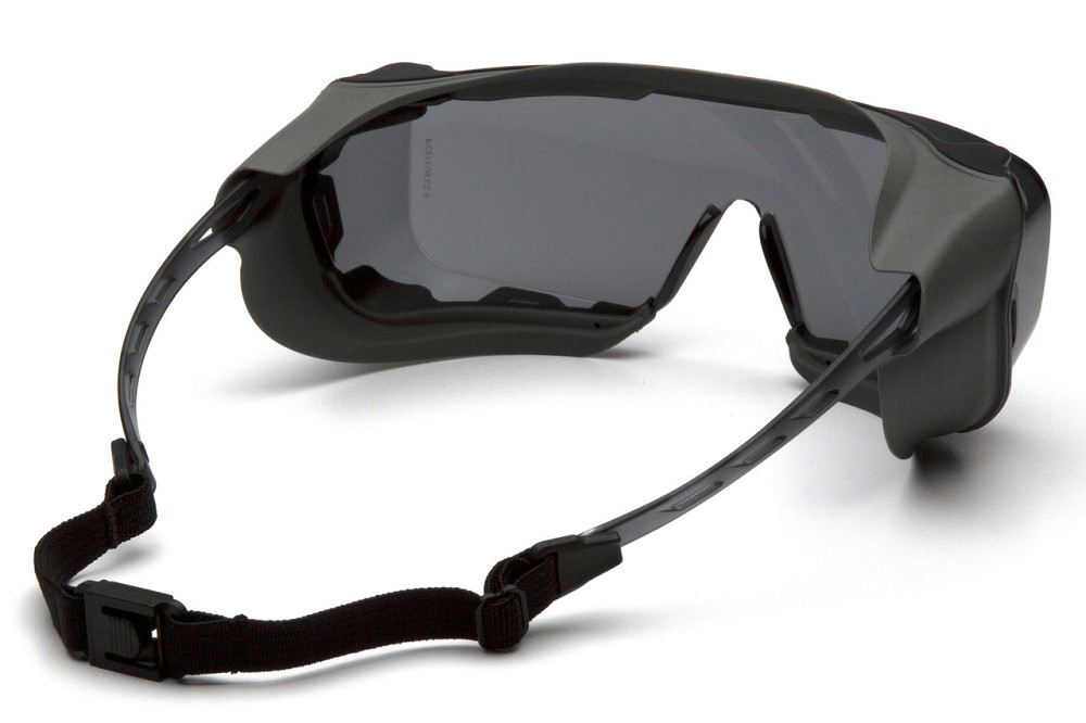 Окуляри захисні з ущільнювачем Pyramex Cappture-Plus (gray) Super Anti-Fog H2MAX, сірі Запоріжжя - фото 5