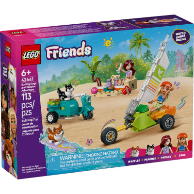 Конструктор LEGO Friends Собачі пригоди на серфі та скутері (42641) Вінниця - фото 1