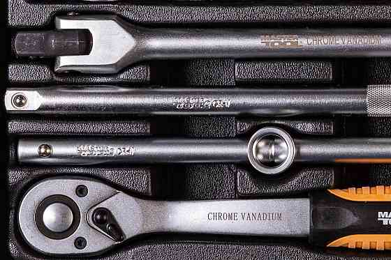 Набор торцевых насадок MASTERTOOL PROFI CrV 1/2