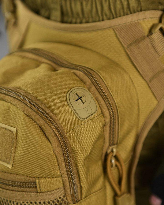 Тактична Сумка поясна на ногу vergin кайот ВТ1027 Одеса - фото 6