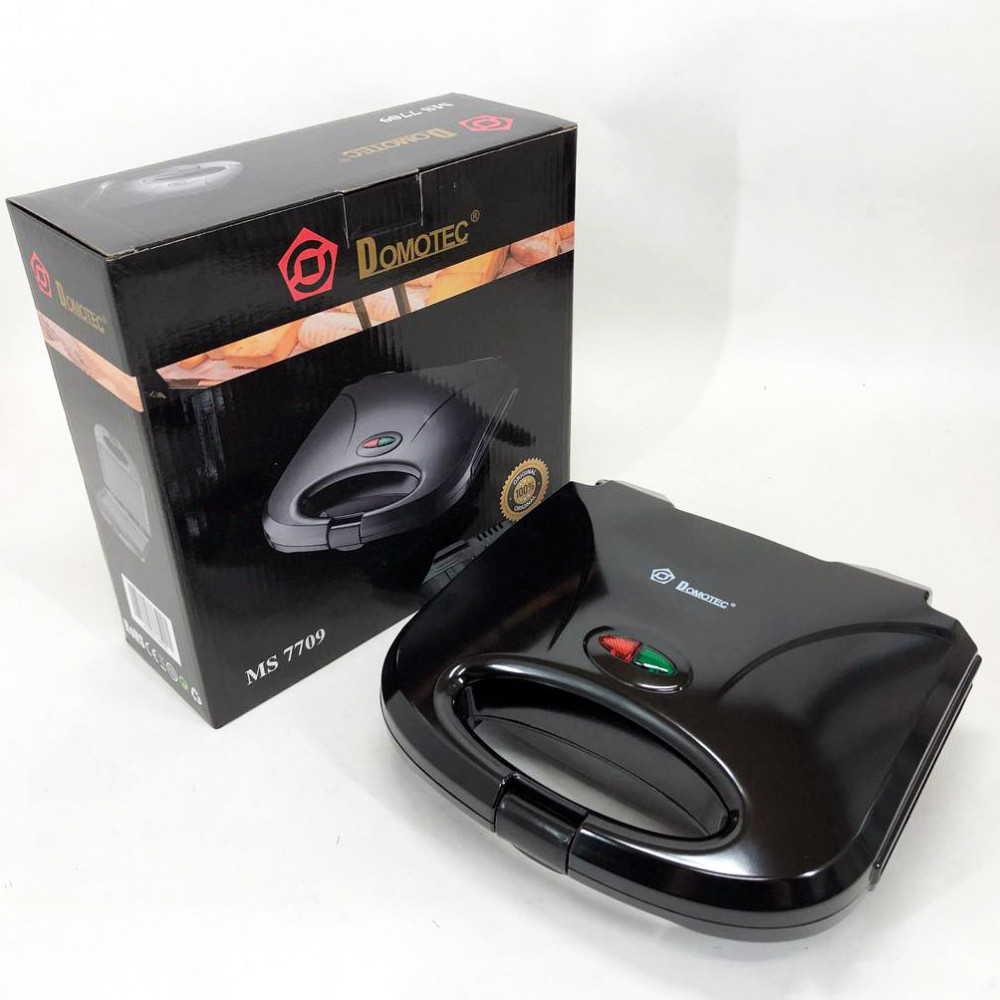 Настольный контактный электрогриль DOMOTEC, Гриль для приготовления шашлыков, Гриль прижимной рифленый SG-76 Львов - изображение 9