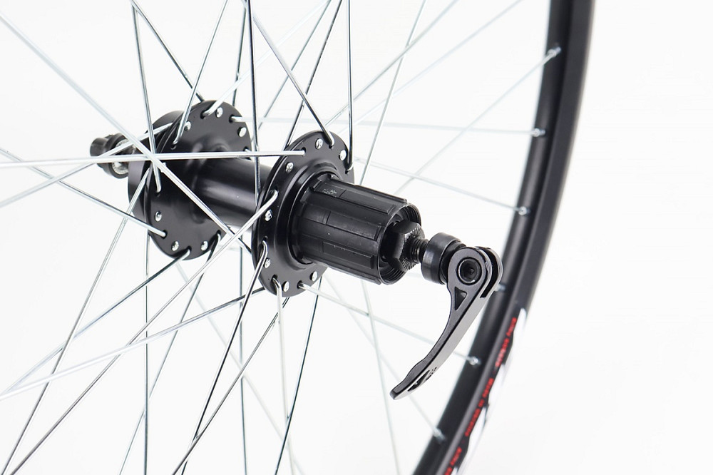 Колесо 26" заднє Disk-brake, обід "крапля" та втулка 14Gx36H алюмінієві, під касету 8-9зв, кріпл. ексцентрик, "RECE26" Київ - фото 4