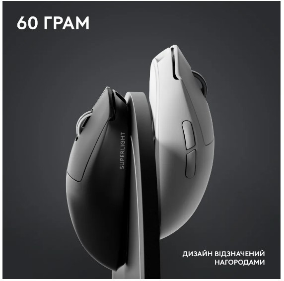 Миша Logitech G Pro X Superlight 2 Lightspeed White (910-006638) (6912725) Київ - фото 9