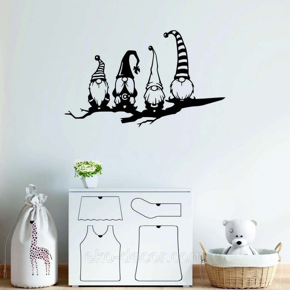 Декоративное настенное Панно «Гномики», Декор на стену Киев - изображение 8