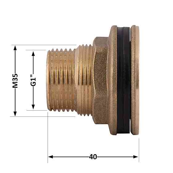 Врізка Thermo Alliance Standart 1" в бак SD40025 Київ