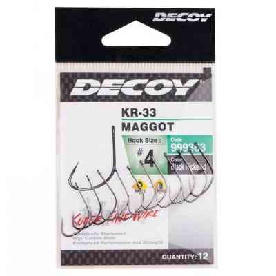Крючок Decoy KR-33 Maggot 06 (12 шт/уп) (1562.05.43) Винница