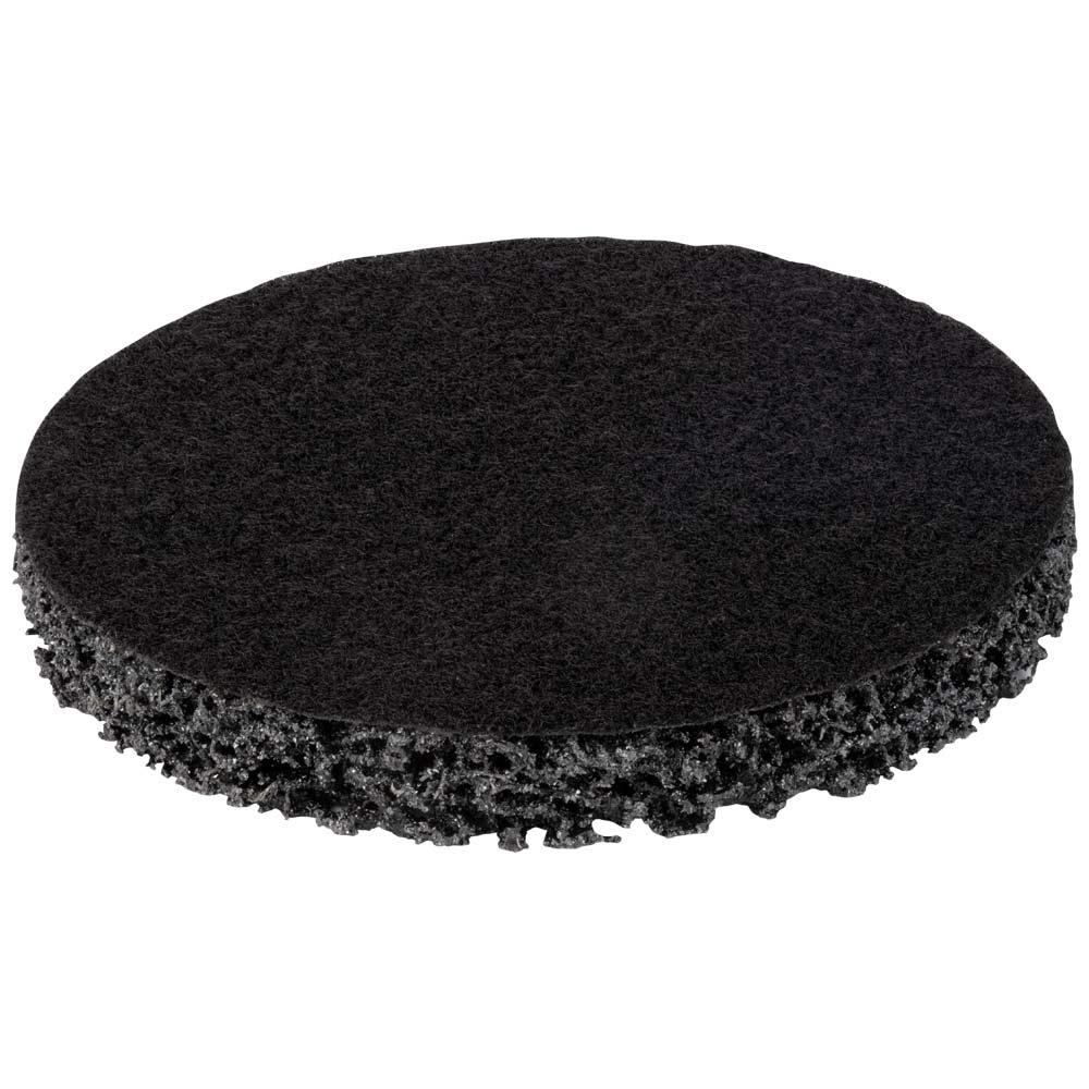 Круг зачистной из нетканого абразива (коралл) Ø125мм на липучке черный мягкий SIGMA (9176261) Киев - изображение 4