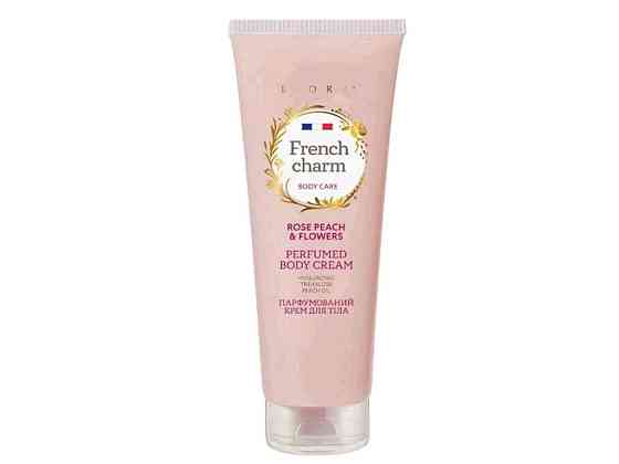 Крем для тіла 260мл French charm rose peach flowers ТМ LIORA Solmir Київ