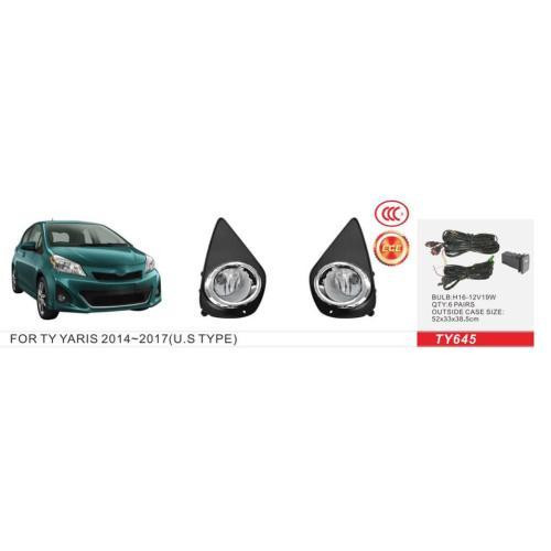 Додаткові фари Toyota Yaris 2014-2017 TY-645A H11 12V 55W з електропроводкою Харків - фото 2
