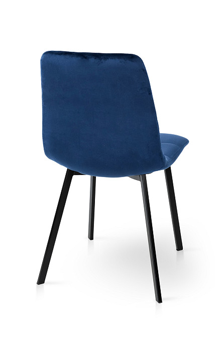 Стілець Ментос чорний/ велюр синій Киев - изображение 5