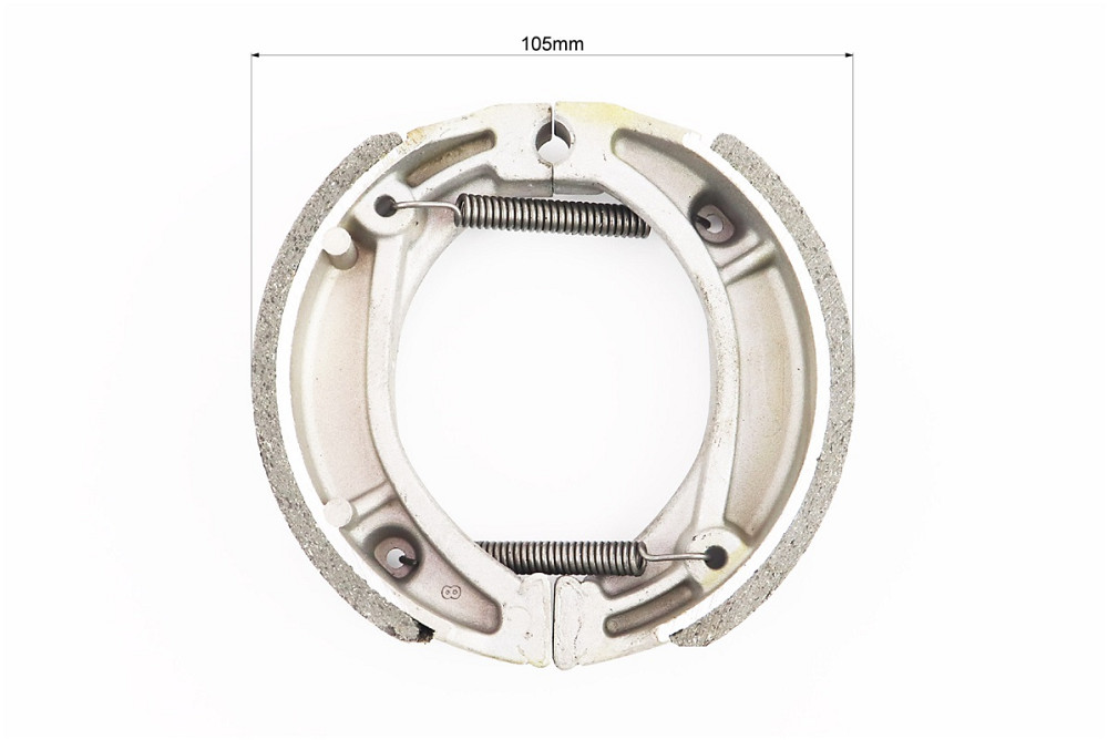 Гальмівні колодки задні к-кт, 105мм (пружини під кутом) Киев - изображение 2