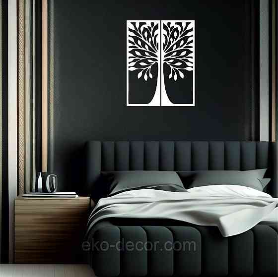 Декоративне настінне 3D Панно «Дерево»  Декор на стіну з об'ємом Київ