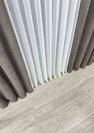 Шторна тканина мікровелюр Petek YL колір сіро-коричневий 1710ш Київ