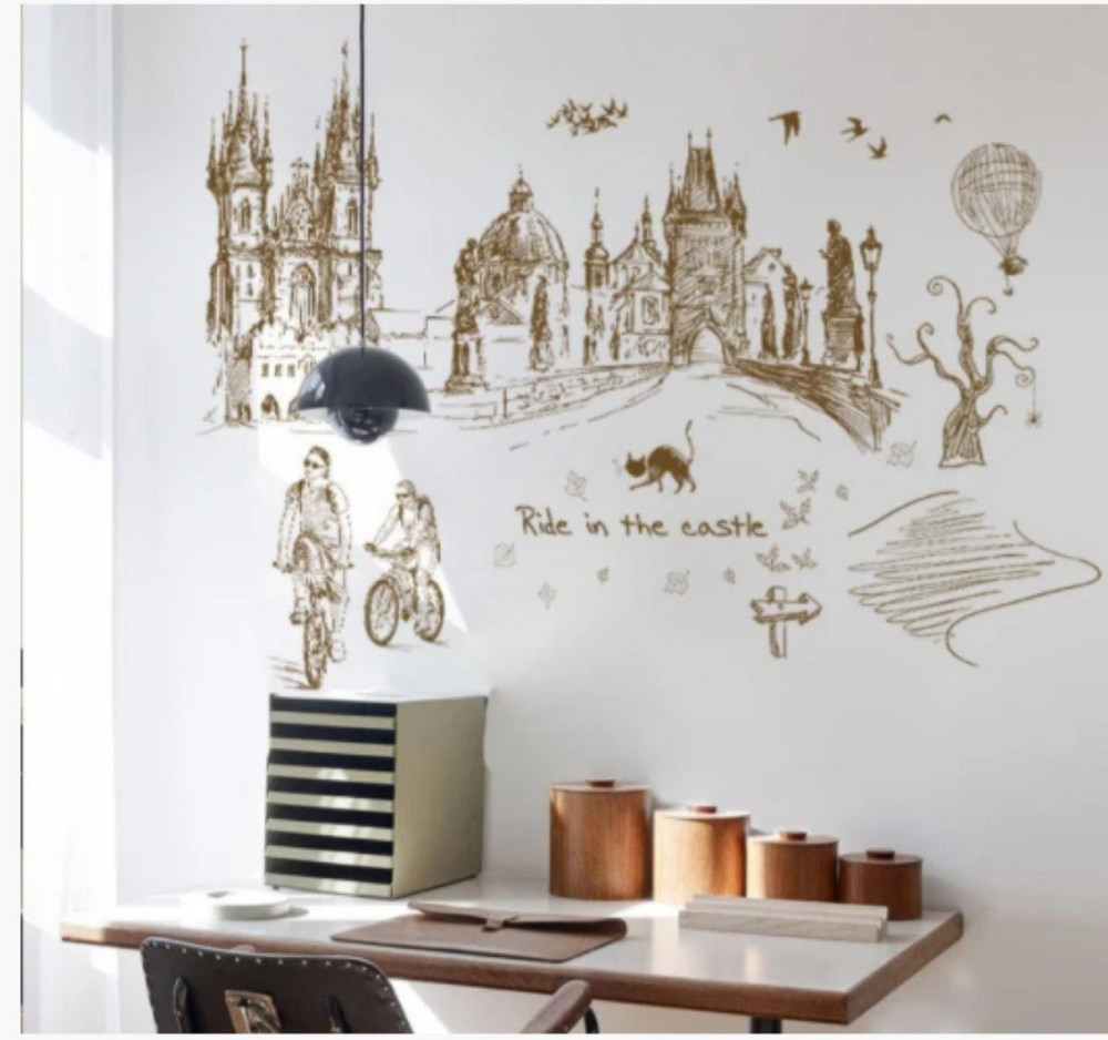 Інтер'єрна наклейка Поїздка до замку Київ - фото 2