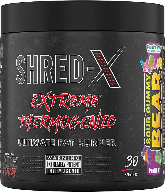 Жироспалювач Applied Nutrition Shred X Fat Burner (300g - 30 Servings) (Sour Gummy Bear) Луцьк - фото 1