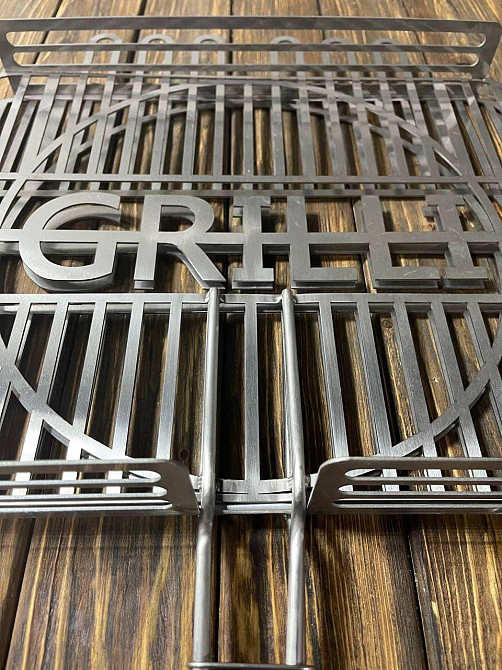 Решетка гриль для барбекю из пищевой нержавеющей стали 1.5мм 42*32см GRILLI 777767 Код: 009009 Ровно - изображение 10