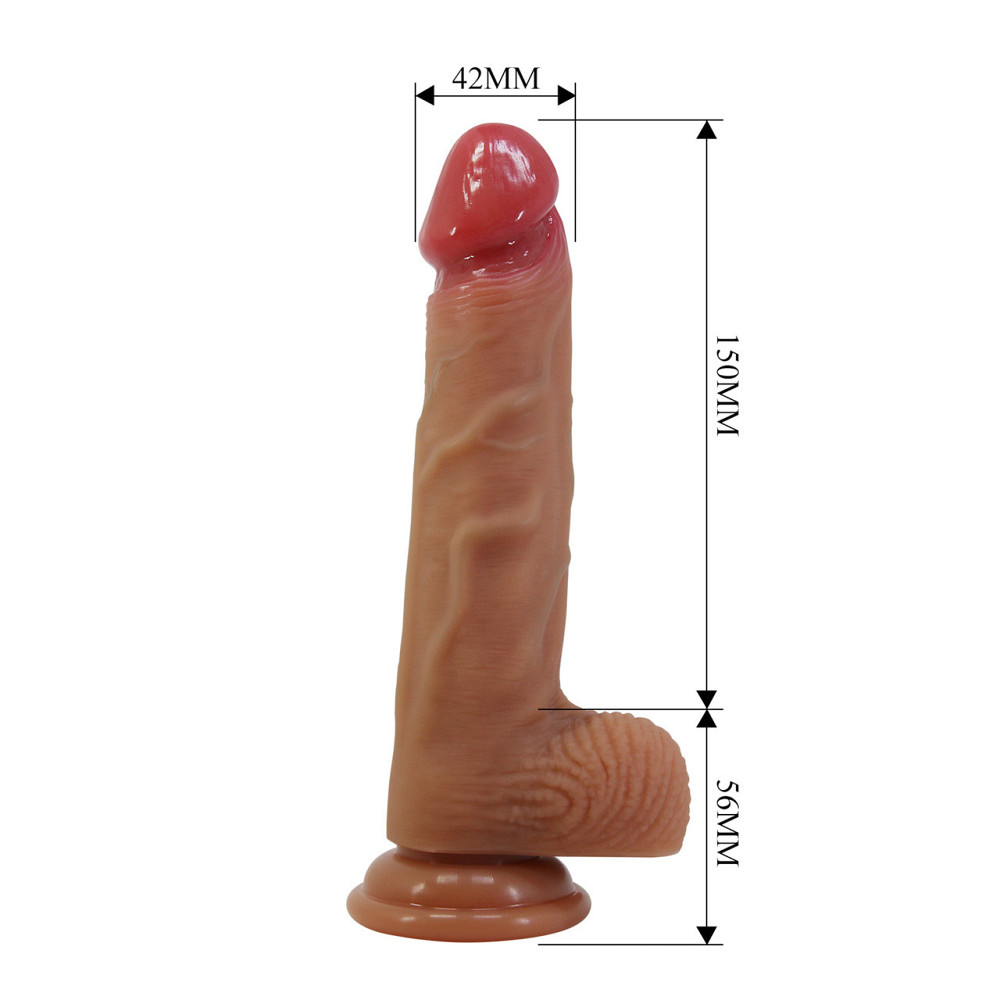 Фалоімітатор PRETTY LOVE Lisle 8.1 Super Soft Liquid Silicone Dildo Sex Aura Київ - фото 7
