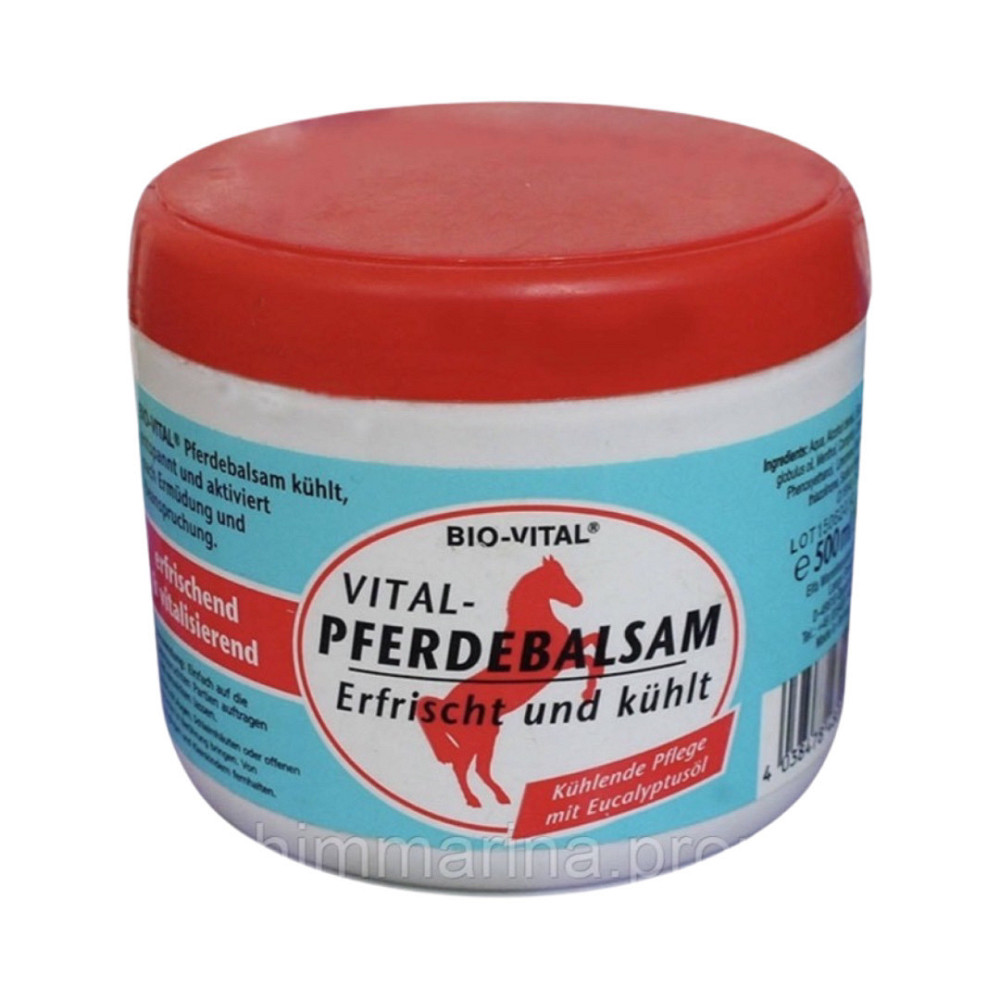 Коняшиний гель бальзам кінський BIO-VITAL для суглобів і тіла 500 мл охолоджувальний Pferdebalsam си Виноградів - фото 1