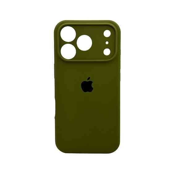 Чохол для смартфона Silicone Full Case AA Camera Protect for Apple iPhone 17 Pro Max 29,Army Green Київ