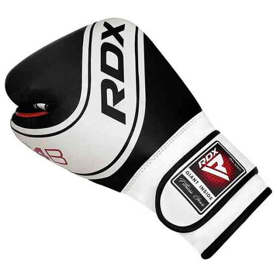 Боксерські рукавиці RDX 4B Robo Kids White/Black 6 унцій (капа в комплекті) Кам'янське
