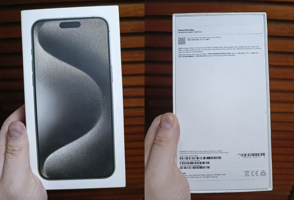 IPhone 15 Pro Max (2 sim) 256 Gb Titanium (A3108) NEVERLOCK в ідеальному стані! Київ - фото 5