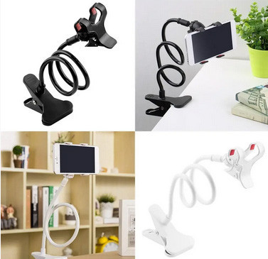 Держатель для телефона гибкий с прещепкой белый Киев - изображение 3