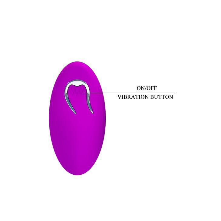 Віброяйце - Pretty Love Bradley Vibrating Egg Purple Sex Aura Київ - фото 6