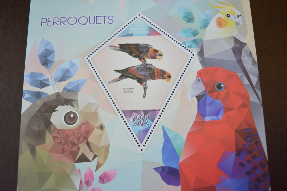 Мадагаскар. Марки. Фауна. Блок. 2015 рік (А-22) Полтава - фото 1