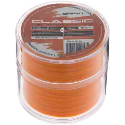 Волосінь Brain Classic Carp Line (solid orange) 600m 0.35mm 25lb 10.7kg (1858.81.12) Вінниця
