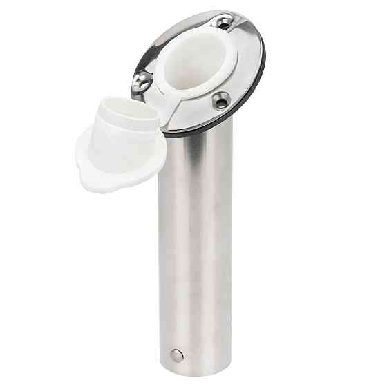 Держатель удилища врезной Esterner C12716, нержавеющая сталь с крышкой Киев