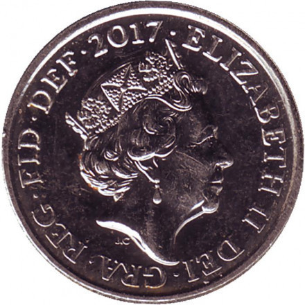 Монета 5 пенсів. 2017 рік, Великобританія. Полтава - фото 1