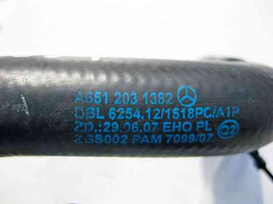 Mercedes-Benz  A6512031382 Патрубок ОЖ подача на масляний радіатор двигуна M651 R4 2.2 cdi Одеса