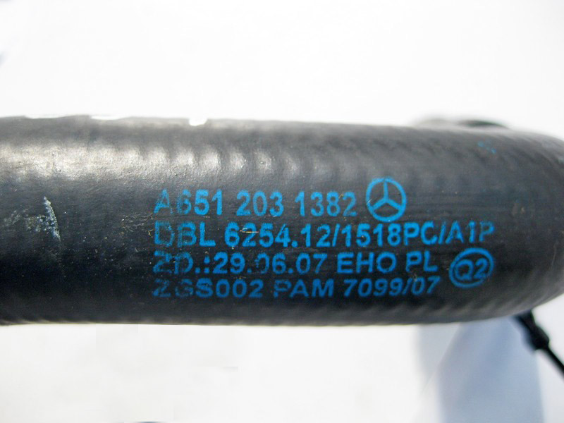 Mercedes-Benz  A6512031382 Патрубок ОЖ подача на масляний радіатор двигуна M651 R4 2.2 cdi Одеса - фото 3
