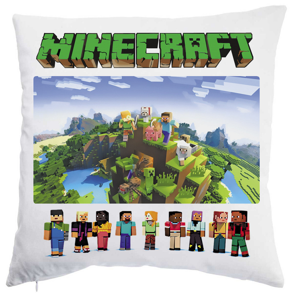 Оригінальний подарунок. Подушка Майнкрафт "Minecraft" Одеса - фото 1