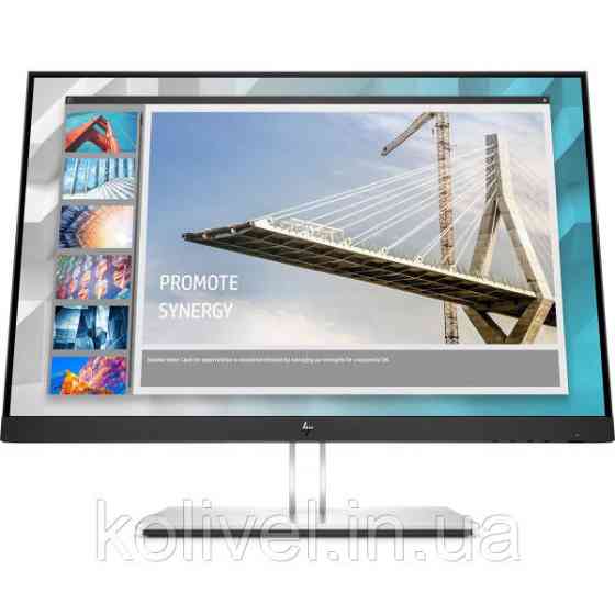 TFT 24'' HP E24i G4, WUXGA, VGA, HDMI, DP, USB-hub, HAS, Pivot, чорно-сріблястий (9VJ40AA) Киев