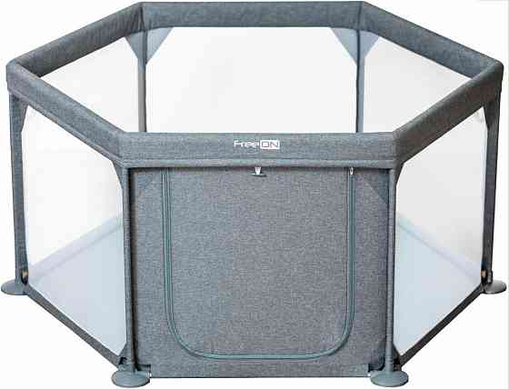 Манеж для дитини FreeON Hexagon, grey Київ