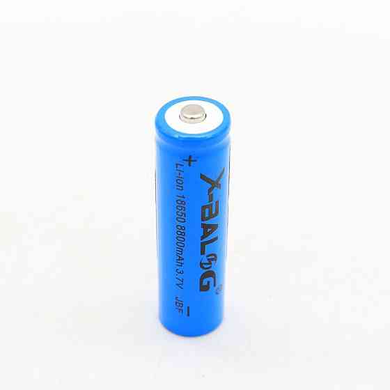 Акумулятор 18650, 8800mAh, 3,7В, Li-ion, X-BALOG / Багаторазова літій-іонна батарея Київ
