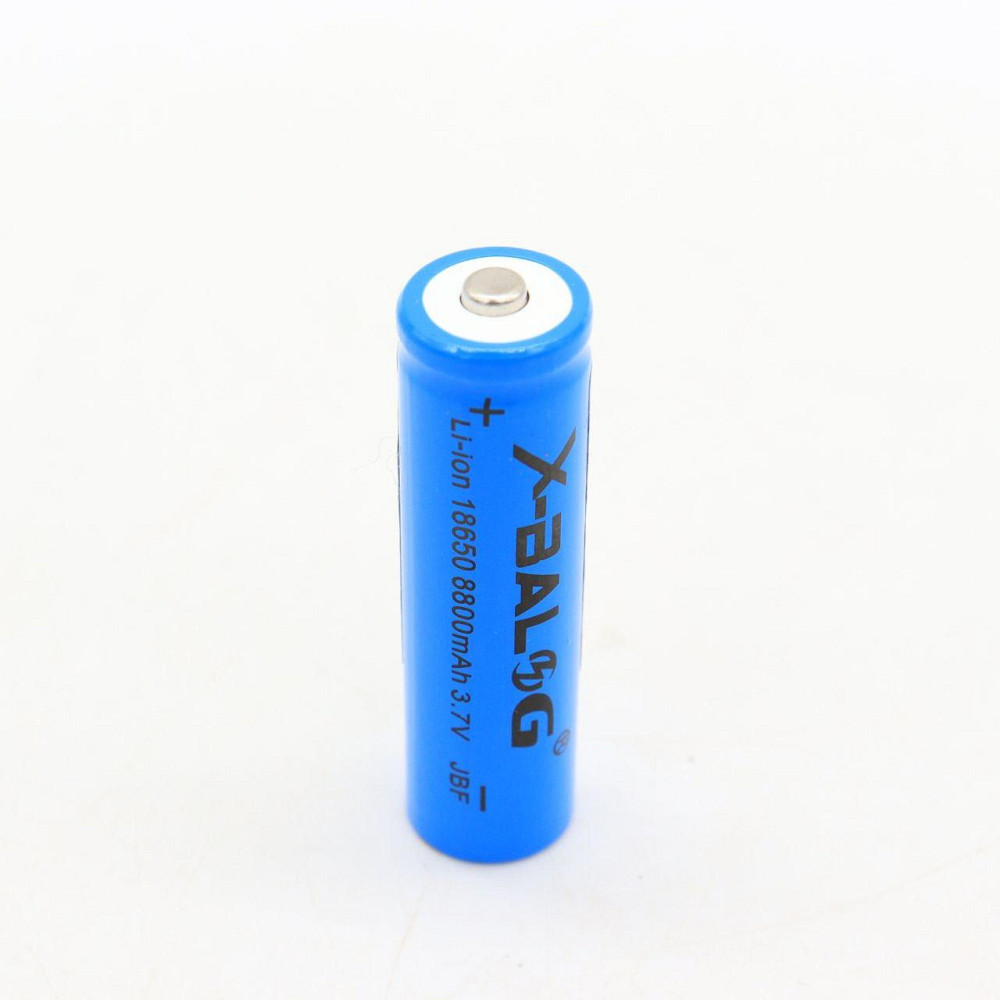 Акумулятор 18650, 8800mAh, 3,7В, Li-ion, X-BALOG / Багаторазова літій-іонна батарея Київ - фото 4