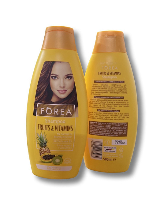 Шампунь для волосся Forea Frucht&Vitamin 500ml Елкос пр. Німеччина Виноградов - изображение 1