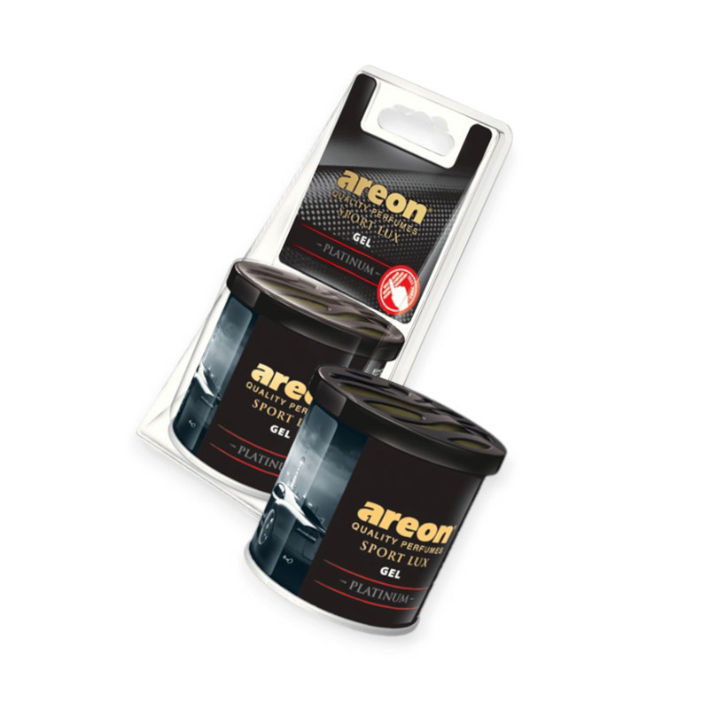Ароматизатор на панель гель areon gel sport lux 80г "platinum" Мукачево - фото 1