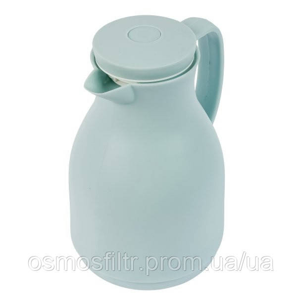 Термос/кувшин Axentia 1л с кнопкой зеленый стеклянная колба 17х24х14 см (135292) Киев - изображение 4