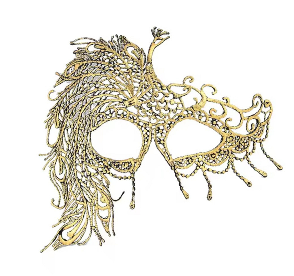 Маска театральна Павич one size золотистий Київ - фото 3