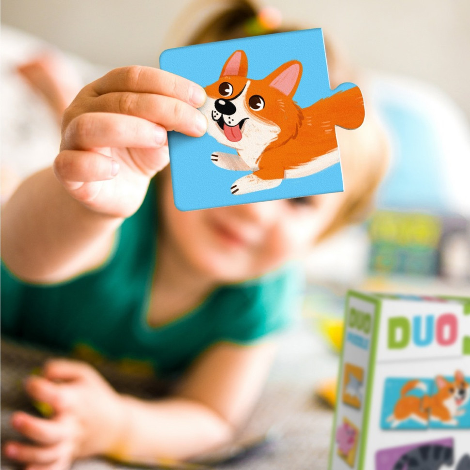 Дитячий пазл "ДУО-Тваринки-половинки" 300689, 24 елемента Вінниця - фото 6