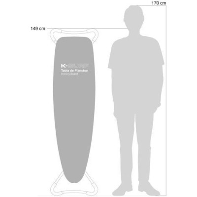 Прасувальна дошка Rolser K-Surf Black Tube Plata (K07002-1029) (931466) Вінниця - фото 9